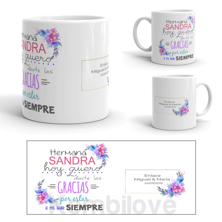 Taza Boda Personalizada Con Foto Enlace Nupcial Kembilove