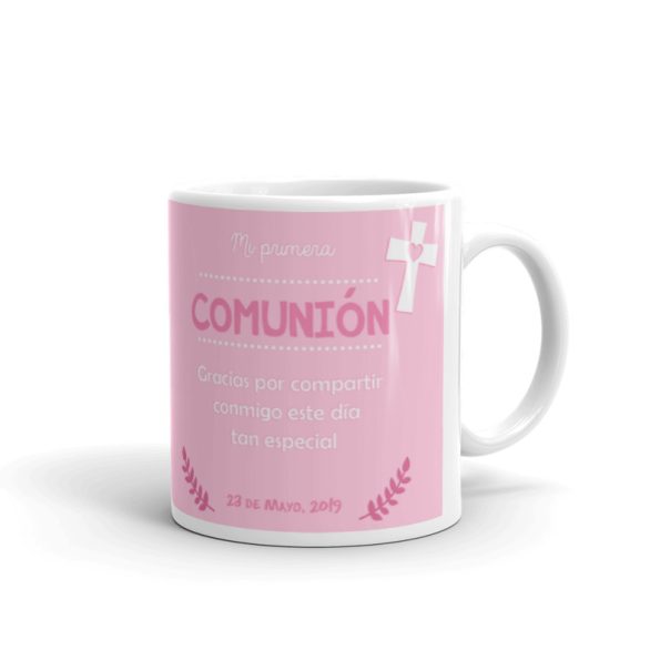 Taza personalizada con foto Primera Comunión niño Kembilove