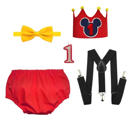 Conjunto primer cumpleaños Ratoncito