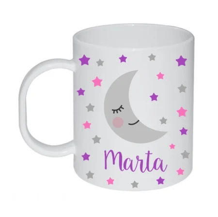 taza-infantil-personalizada-luna-y-estrellas-rosa