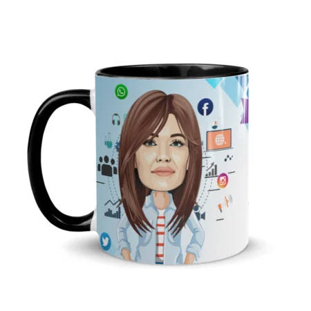 taza-caricatura-community-manager-mujer-kembilove
