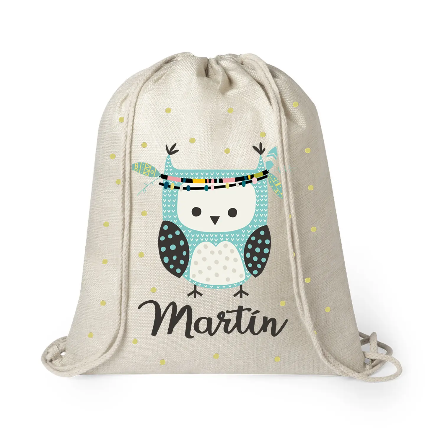 Mochila infantil personalizada "búho"