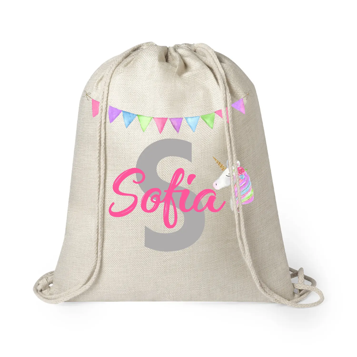 mochila infantil personalizada unicornio