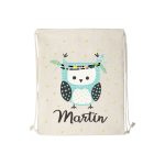 mochila infantil personalizada búho