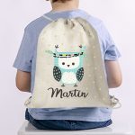 mochila infantil personalizada búho