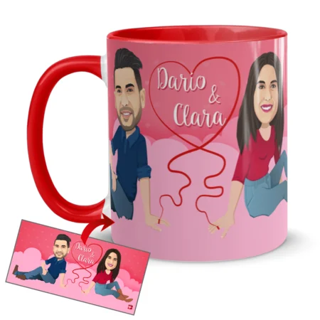 pack-pareja-caricatura-rosa