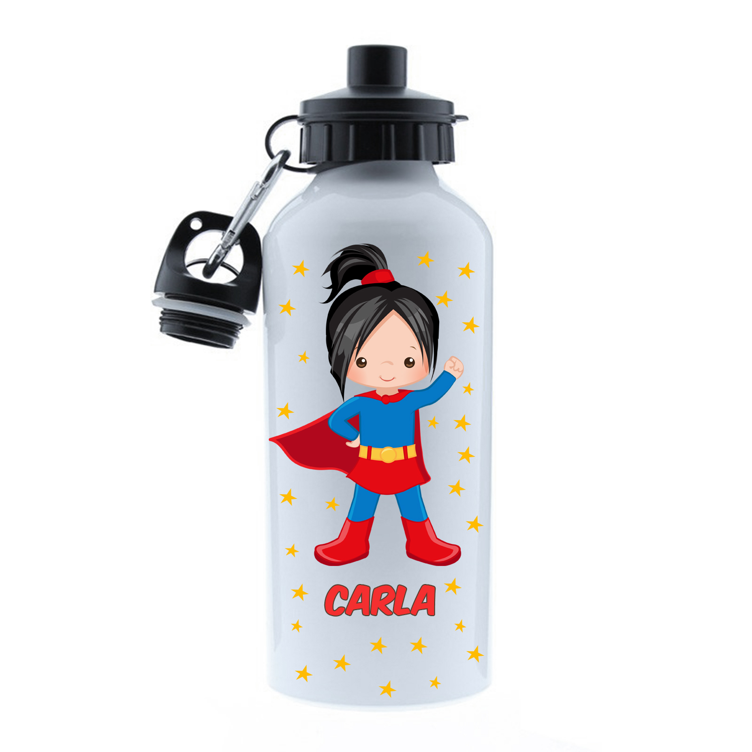 Regalo de niña bailarina, botella de agua personalizada para niños