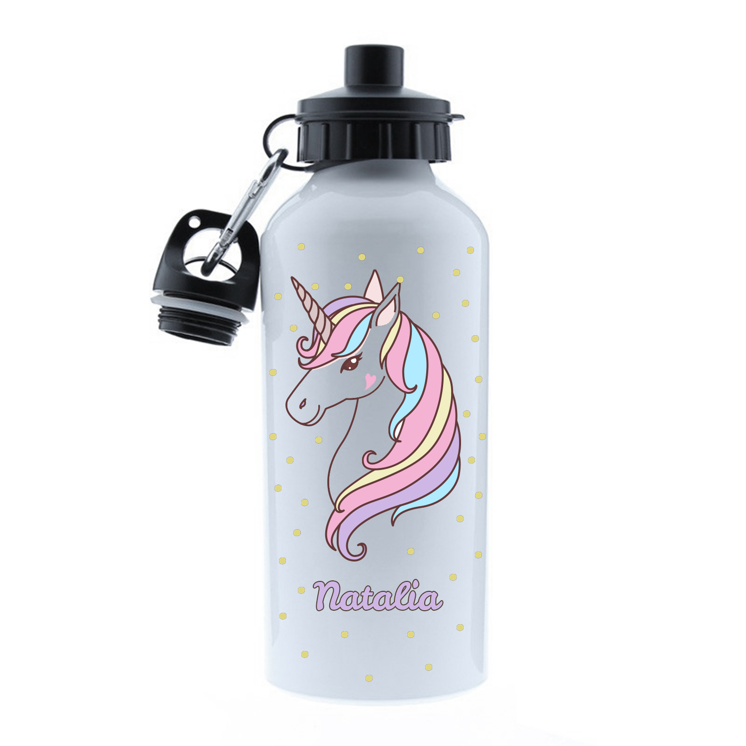 Cantimplora infantil personalizada unicornio - Kembilove
