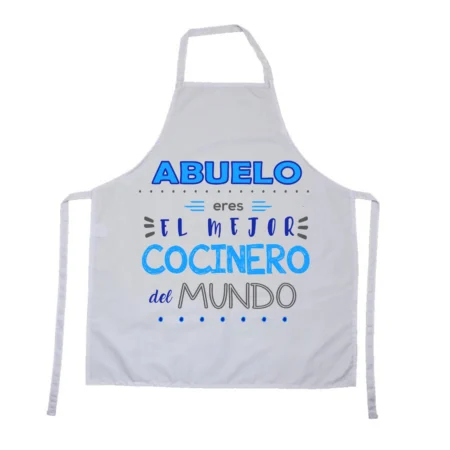 Delantal para abuelo “Eres el mejor cocinero del mundo”