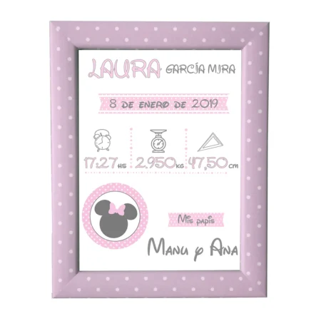 lámina-natalicia-personalizada-minnie-kembilove