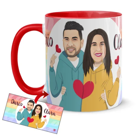 pack-pareja-caricatura-arcoiris