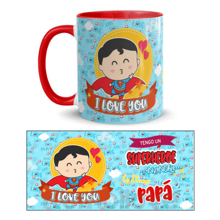 taza-personalizada-kembilove-superhéroe-invencible-superman-papá