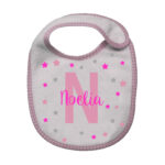 babero-personalizado-kembilove-estrellas-rosa-y-gris