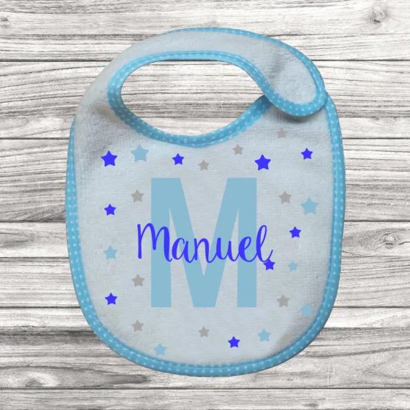 babero-personalizado-kembilove-estrellas-azul-y-gris