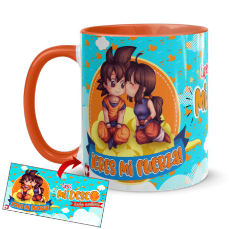 taza-parejas-frikis-kembilove-Eres mi fuerza... Gokū-enamorados