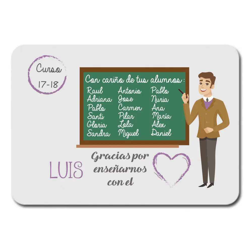 Alfombrilla-ratón-personalizada-gracias-por-enseñarnos-con-el-corazón-kembilove-profesor