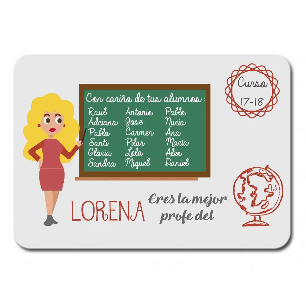 Alfombrilla-ratón-personalizada-eres-la-mejor-profe-kembilove-regalos