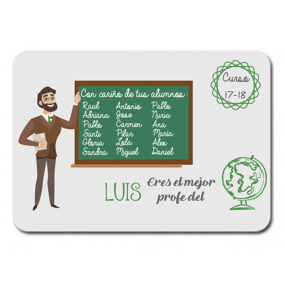 Alfombrilla-ratón-personalizada-eres-el-mejor-profe-kembilove-regalos