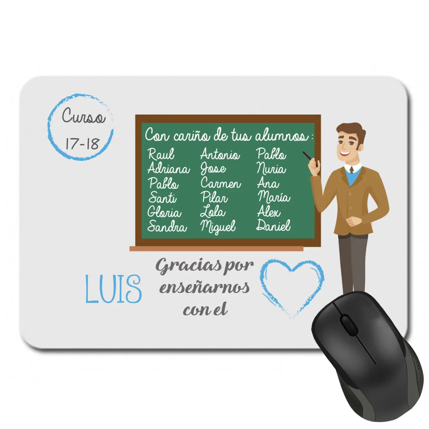 Alfombrilla-ratón-personalizada-gracias-por-enseñarnos-con-el-corazón-kembilove-profesor
