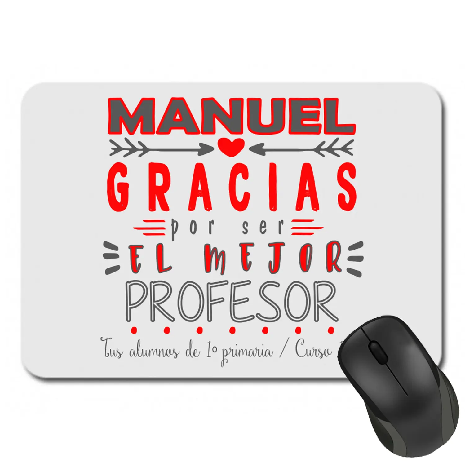 Alfombrilla-ratón-personalizada-gracias-por-ser-el-mejor-profesor-kembilove-rojo