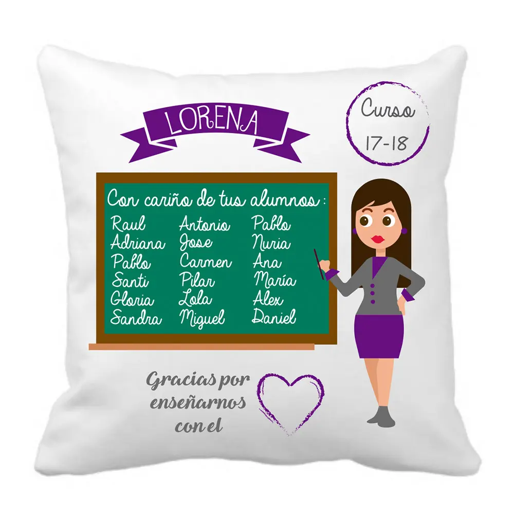 cojin-personalizado-gracias-por-enseñarnos-con-el-corazón-regalo-profesora-profesores-kembilove