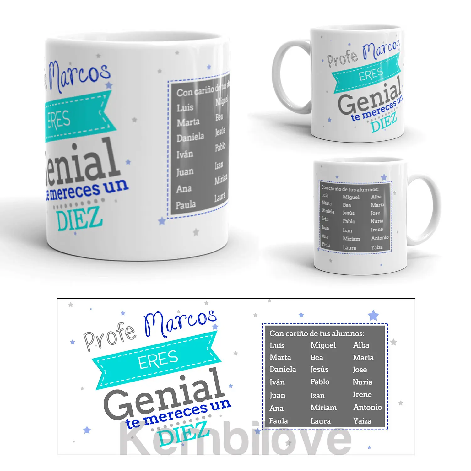 Taza-personalizada-profe-eres-genial-alumnos-profesores-regalo-curso-kembilove