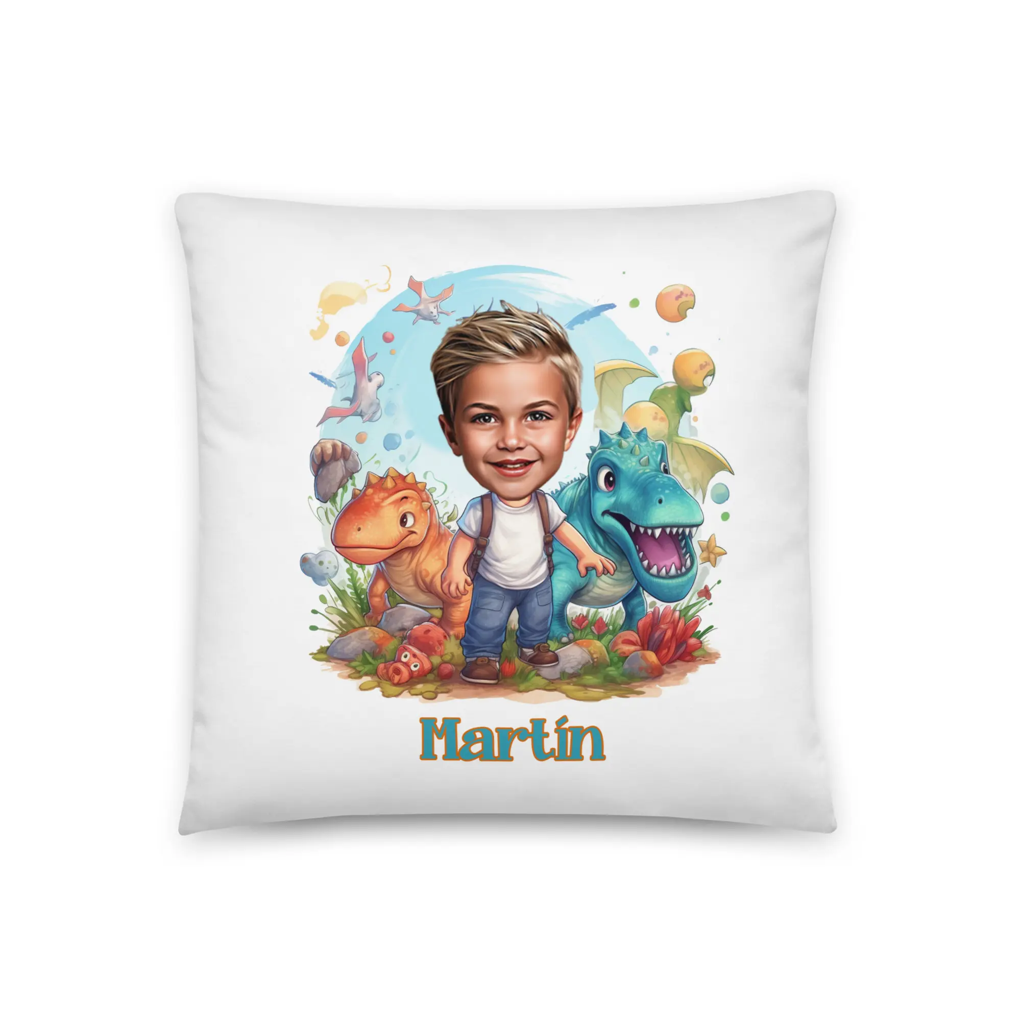 Cojín-infantil-con-caricatura-dinosaurios-kembilove