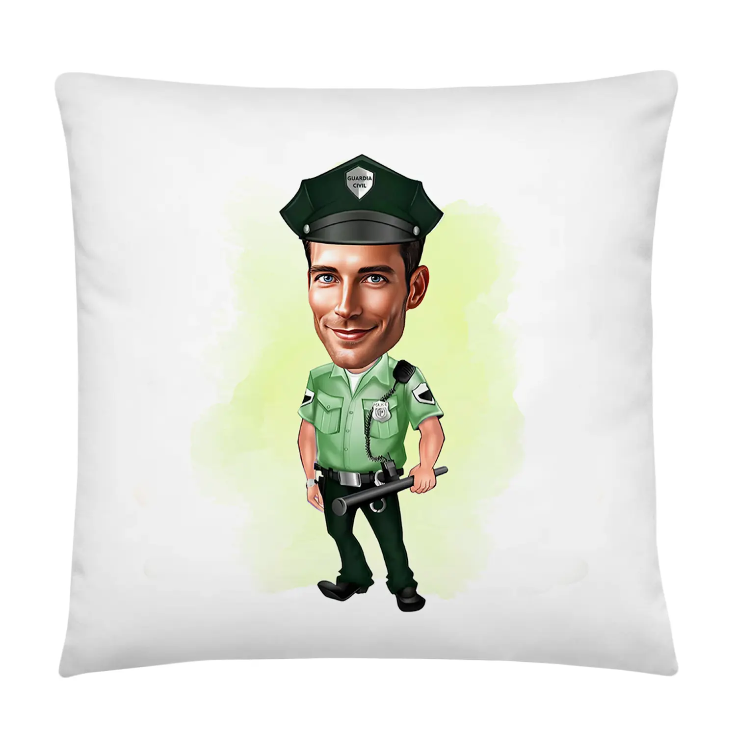 cojin-personalizado-con-caricatura-guardia-civil