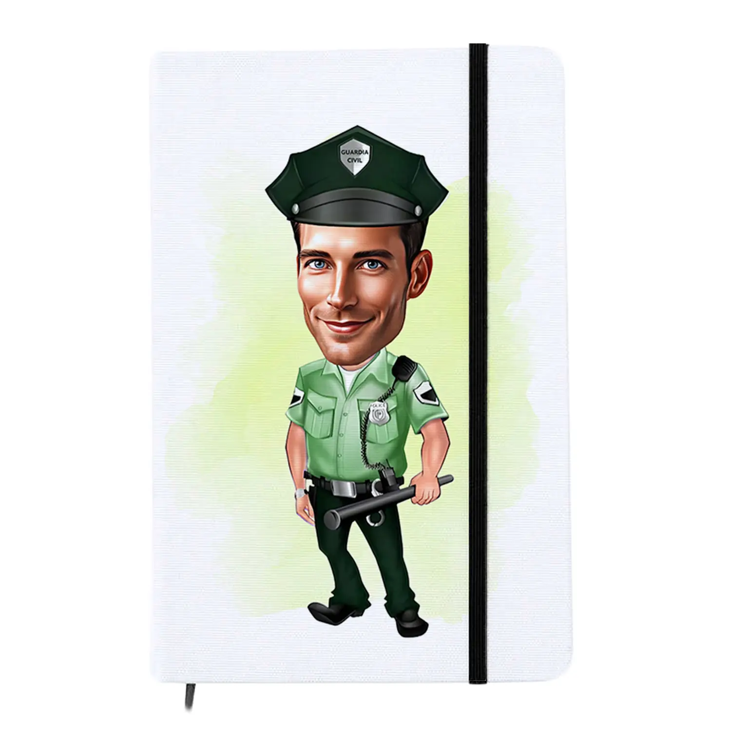 Libreta-personalizada-con-caricatura-Guardia-Civil