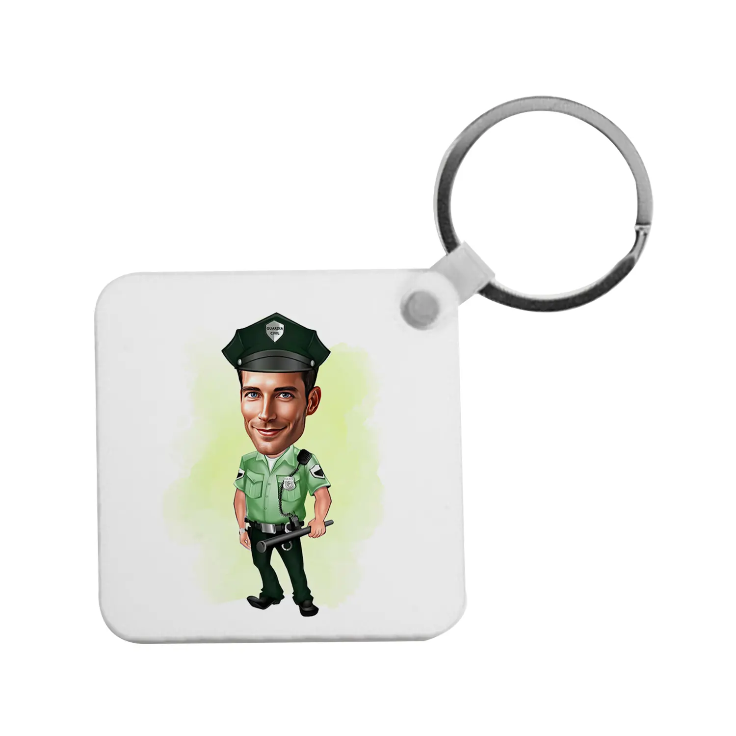 llavero-personalizado-con-caricatura-guardia-civil