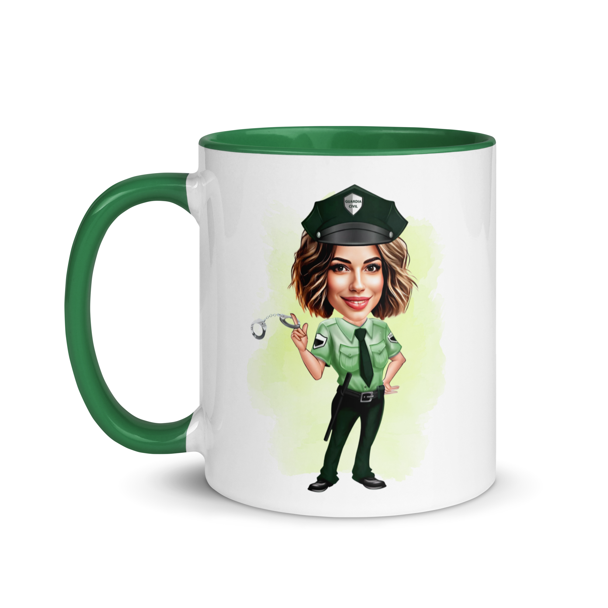 Taza-caricatura-guardia-civil-mujer-cafe