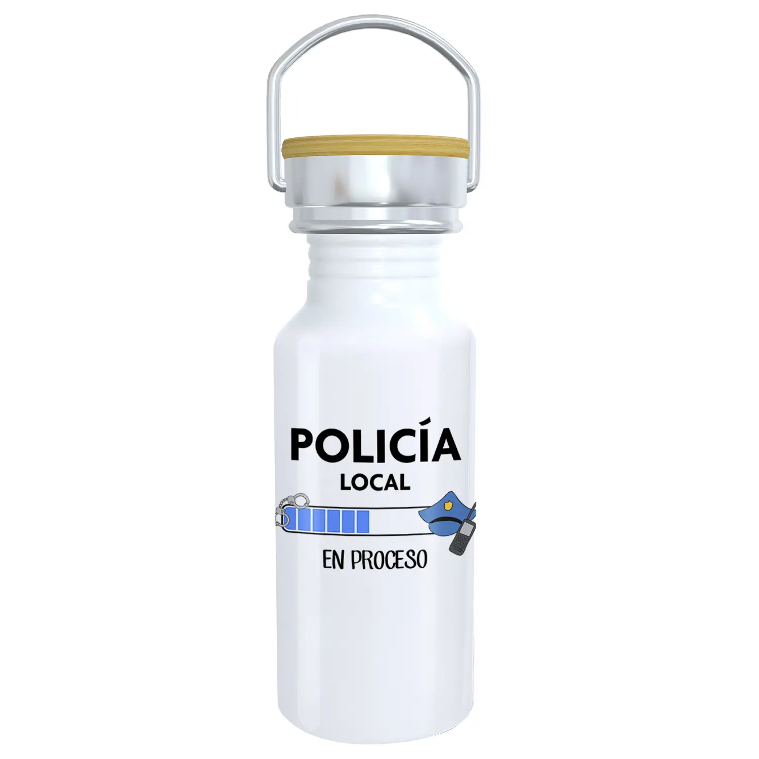 Botella Policía Local en Proceso Profesionales del mundo
