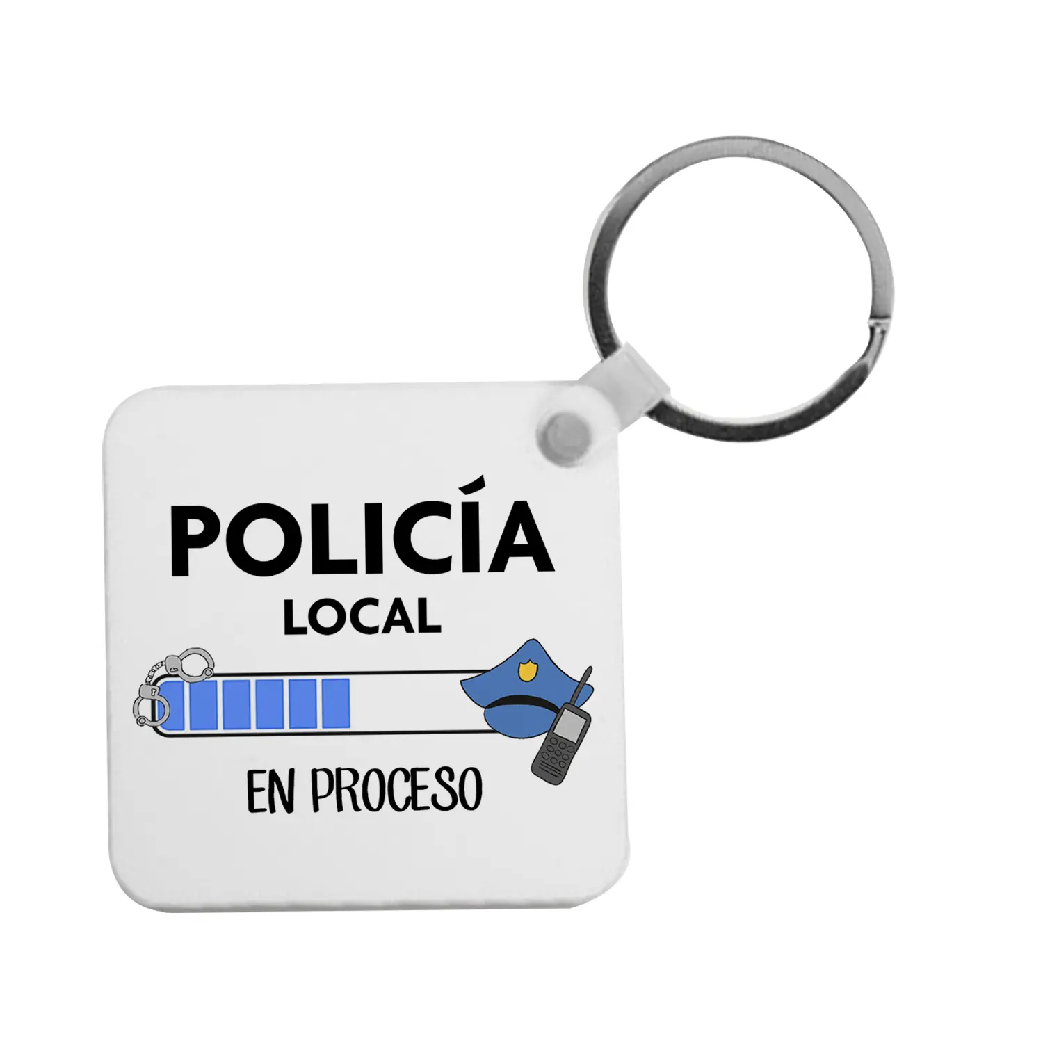 Llavero "Policía Local en proceso" profesionales del mundo