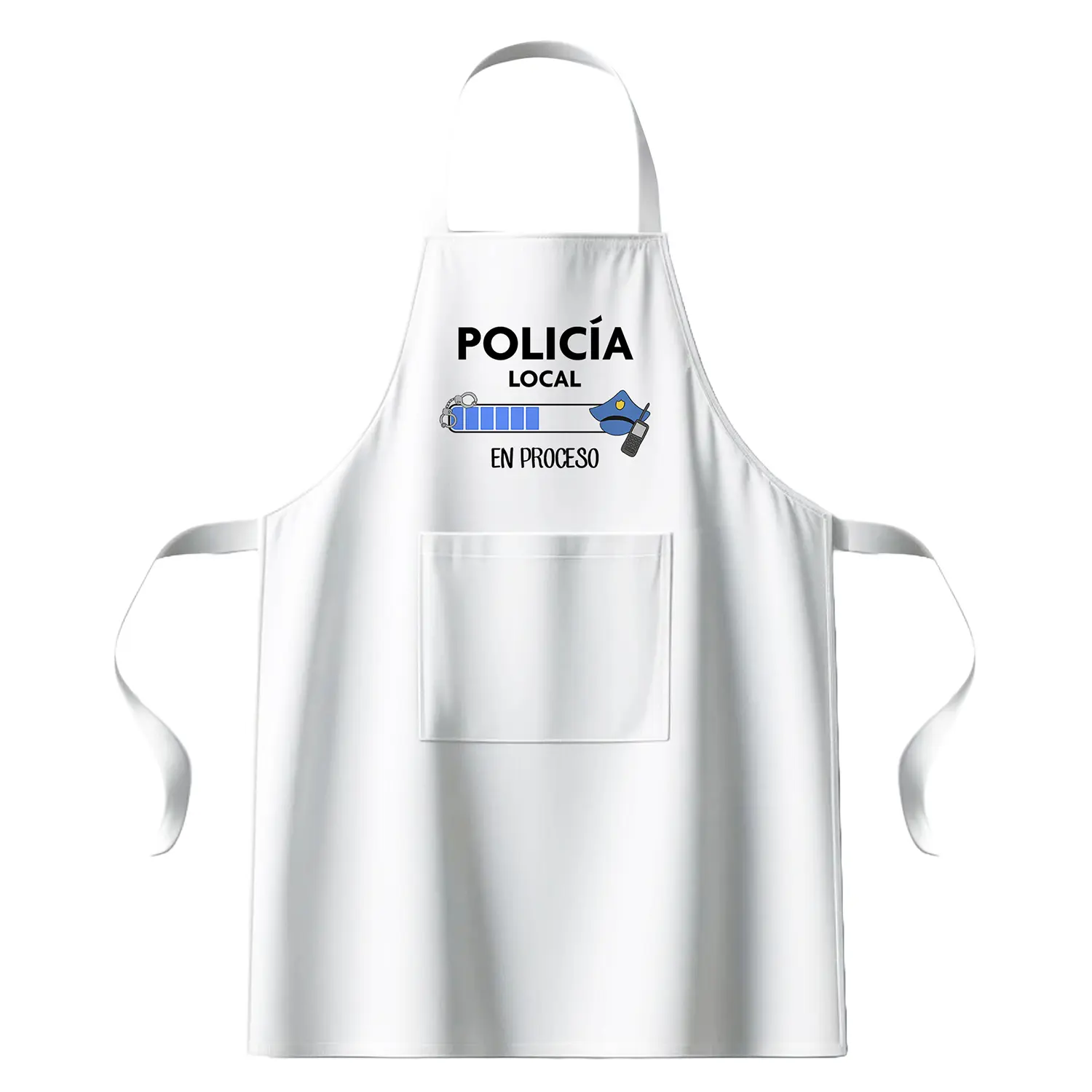 Delantal "Policía Local en Proceso" profesionales del mundo