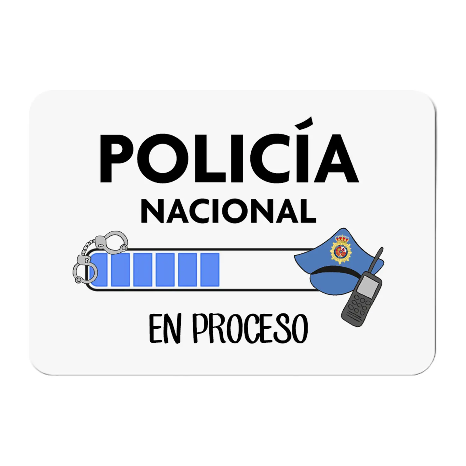 Alfombrilla "Policía Nacional en proceso" profesionales del mundo
