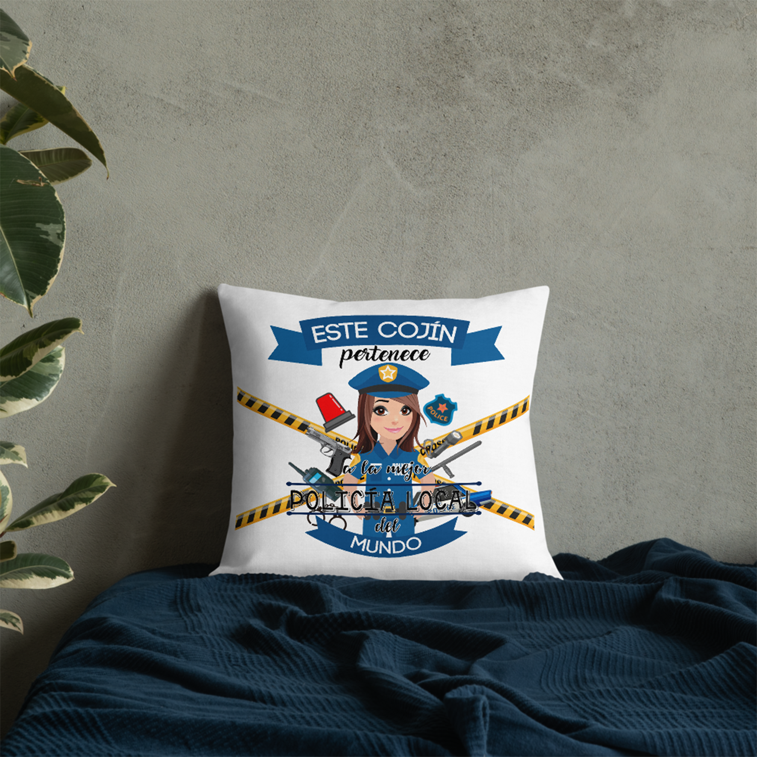 POLICIA-CHICA_mockup_Front-Lifestyle-8_Indoors-Lifestyle_18x18