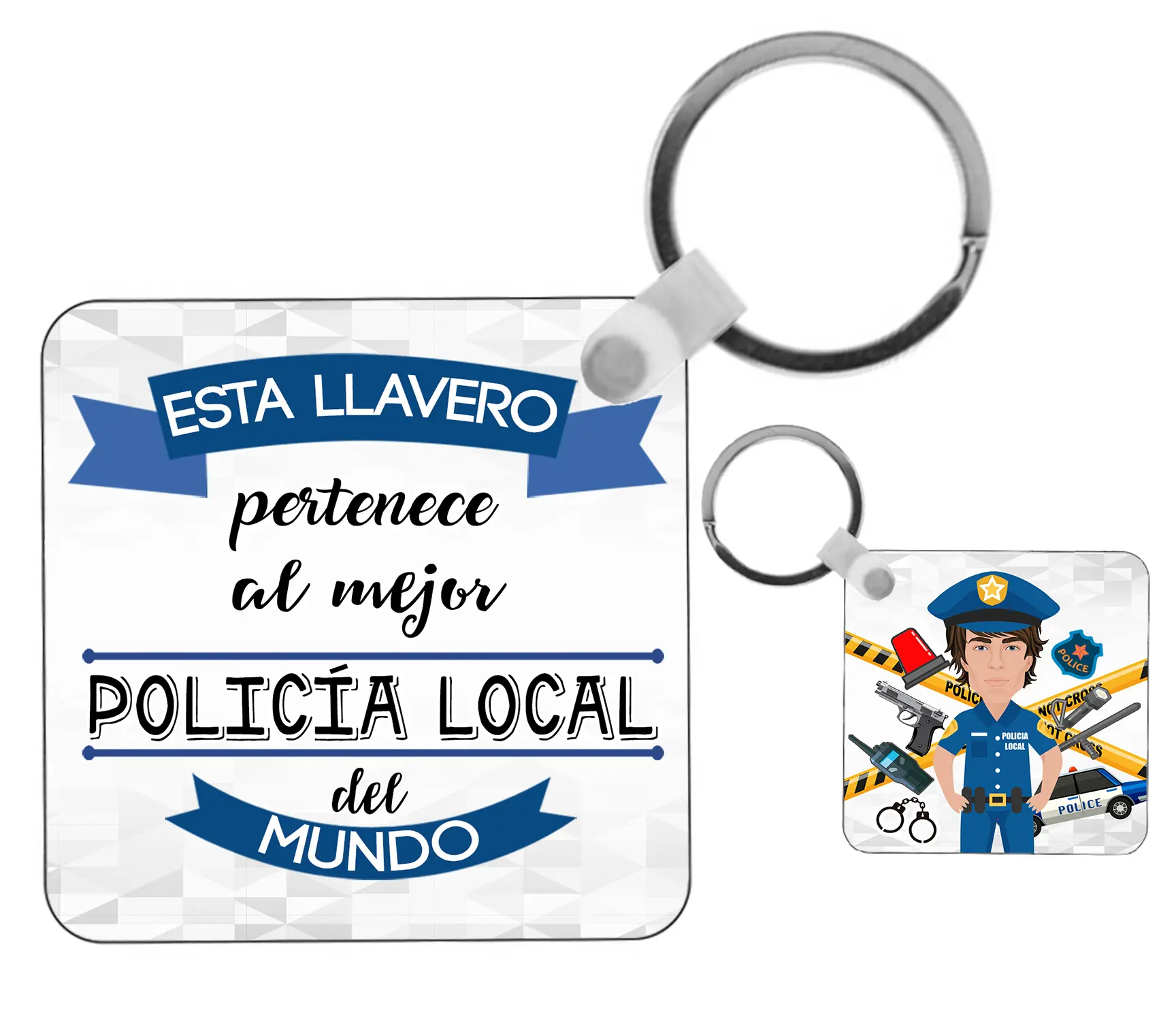 Llavero "El mejor Policía Local" profesionales del mundo