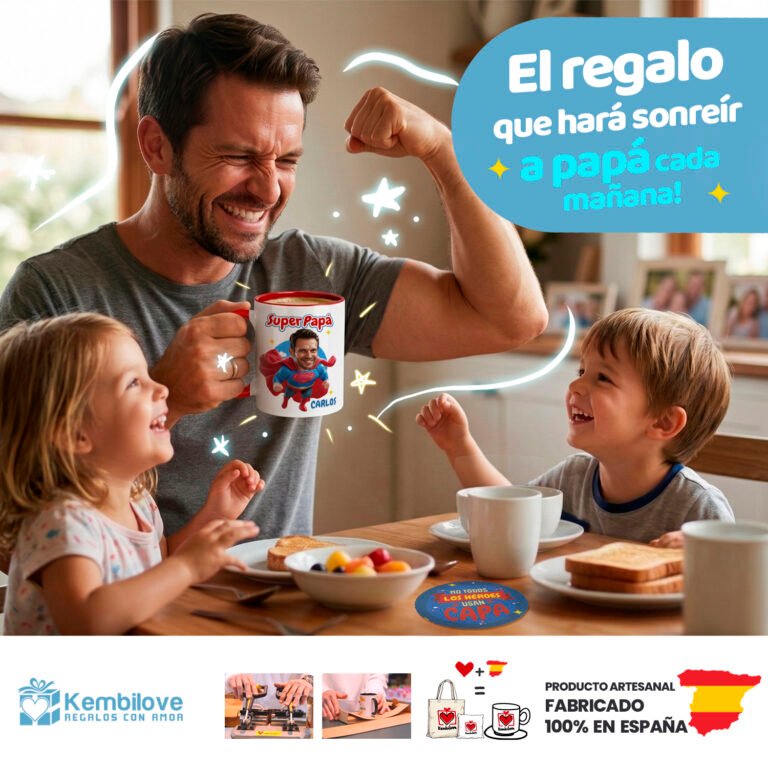 Pack Regalo para Papá Personalizado | Idea Día del Padre - Kembilove