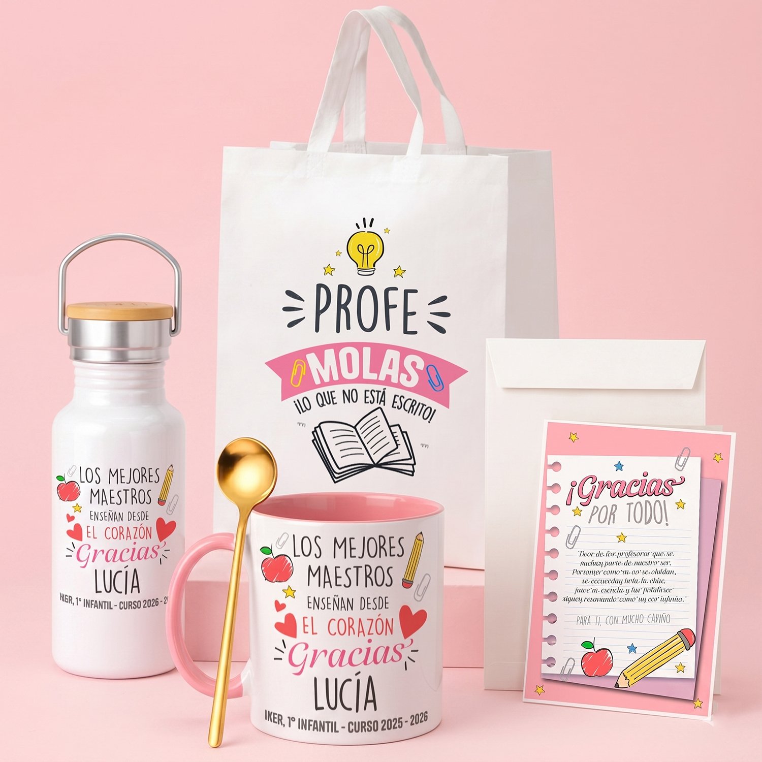 Detalle para maestra personalizado de Kembilove