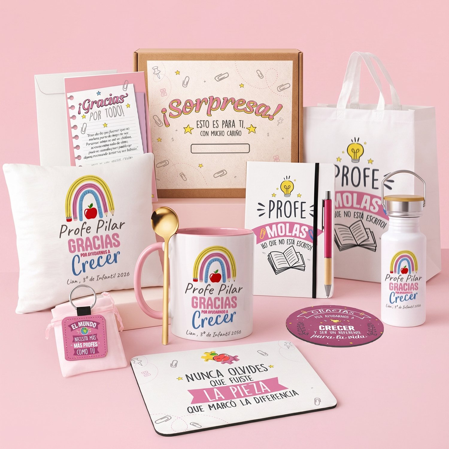 Obsequio para profesora personalizado de Kembilove