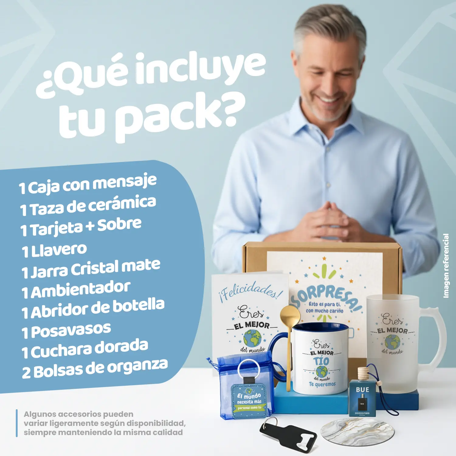 contenido pack tio