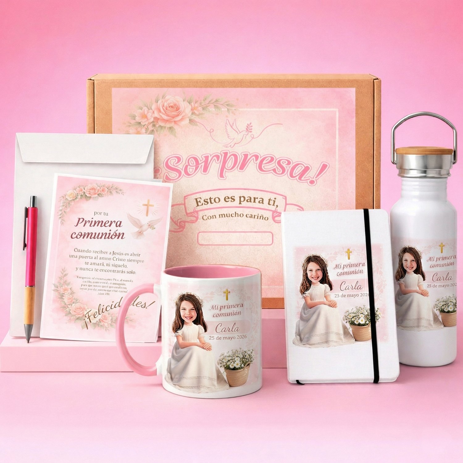 detalles de comunion originales para niña Kembilove