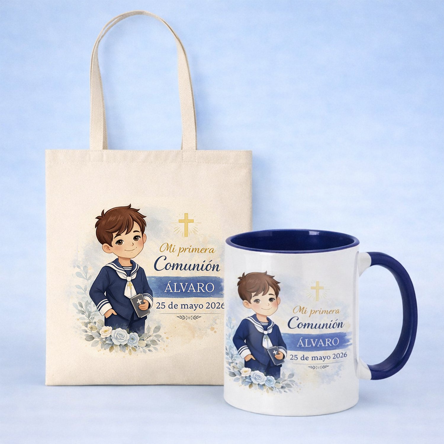 Detalle comunión niño personalizado Kembilove