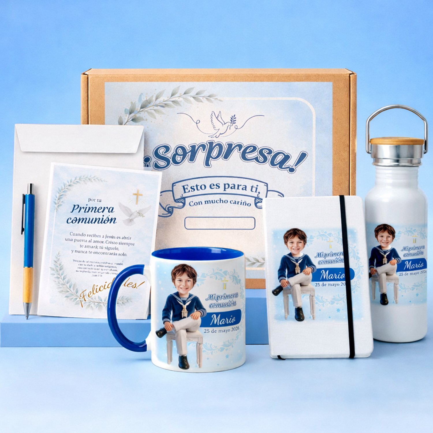 regalo original primera comunion niño Kembilove