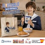 Detalle comunión niño personalizado