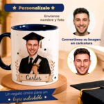 pack graduación con taza caricatura