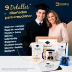 pack graduación con taza caricatura