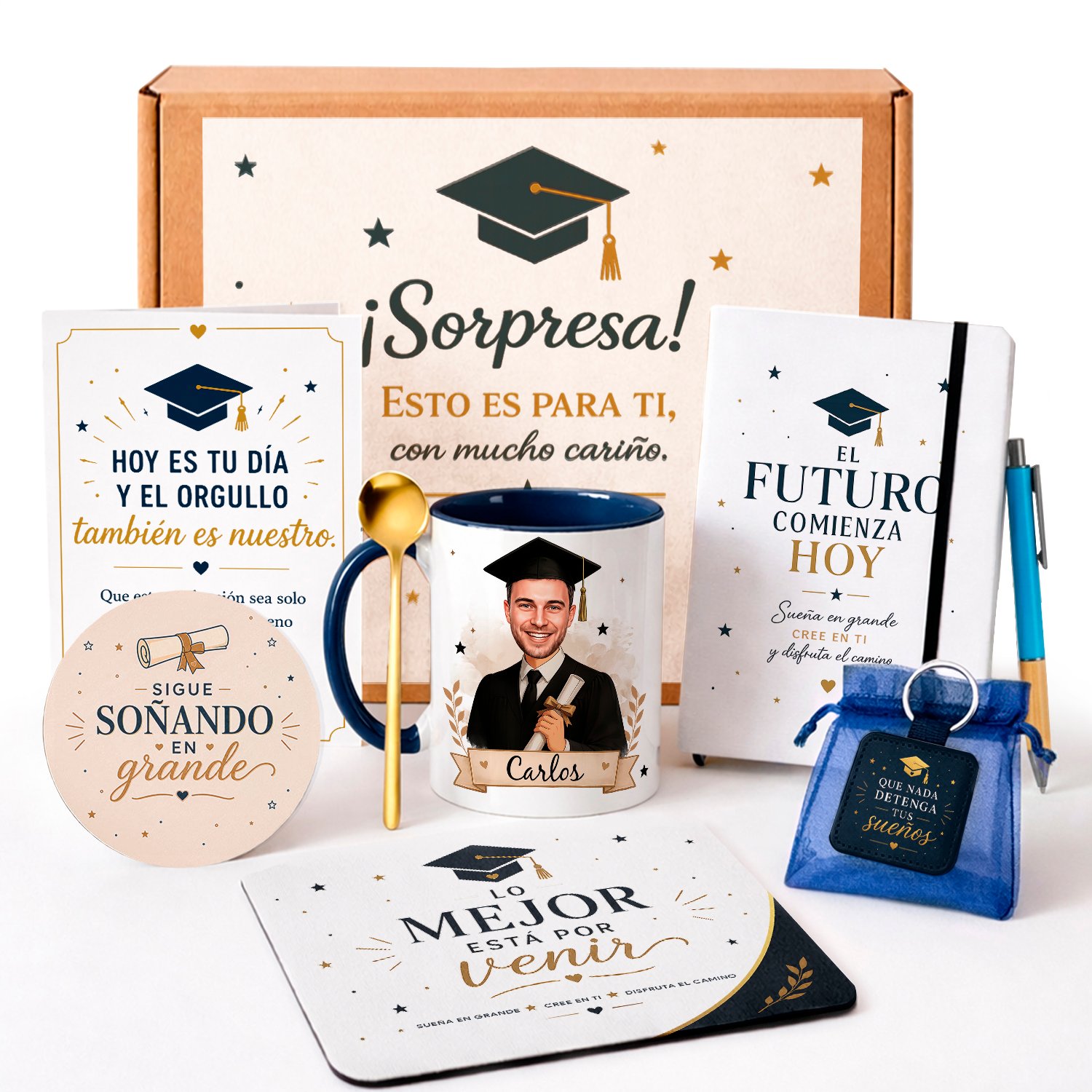 Pack graduacion regalos para sorprender el esfuerzo Kembilove