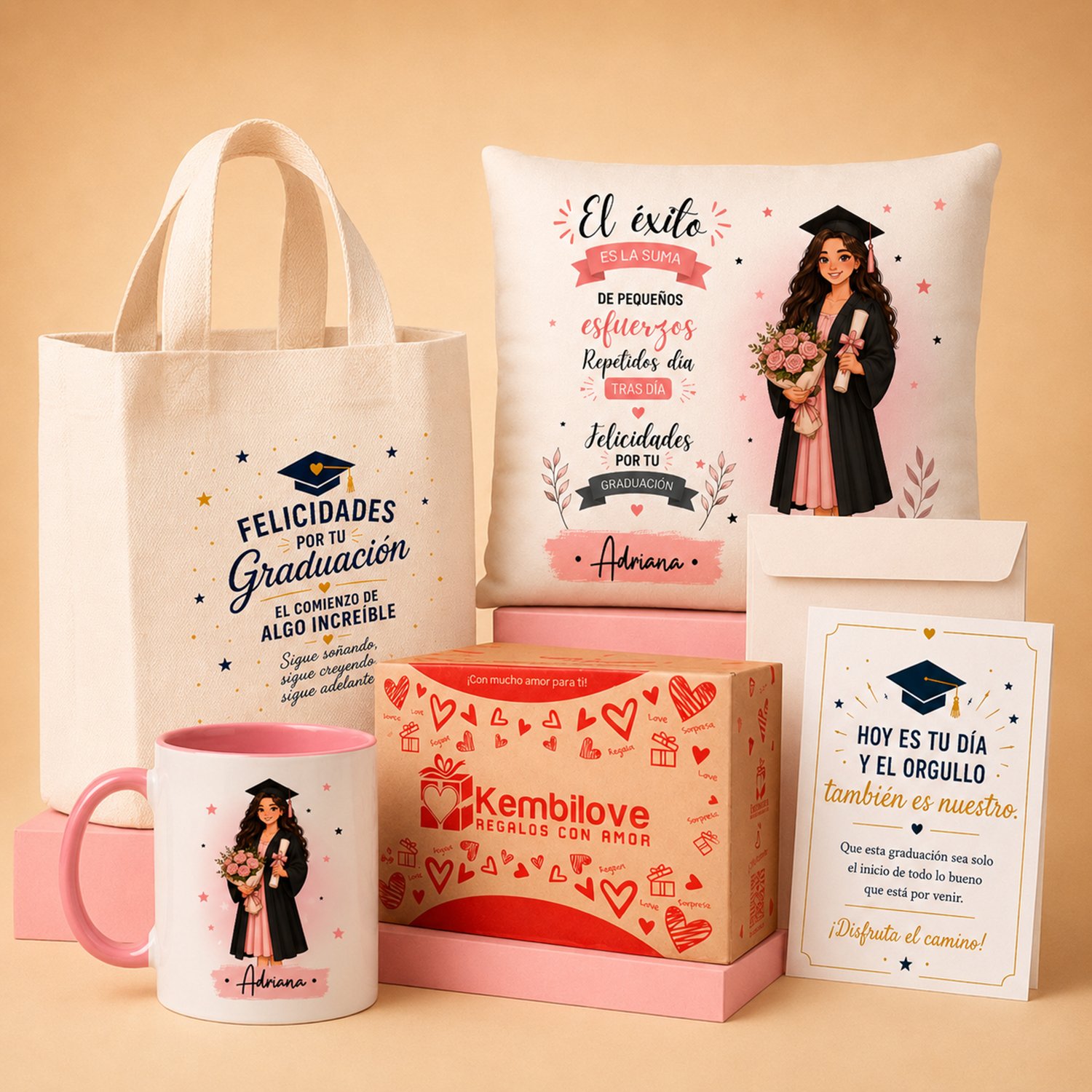 Regalo graduación personalizado nombre de Kembilove
