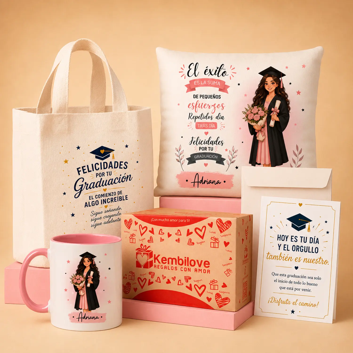 Regalo graduación personalizado nombre de Kembilove